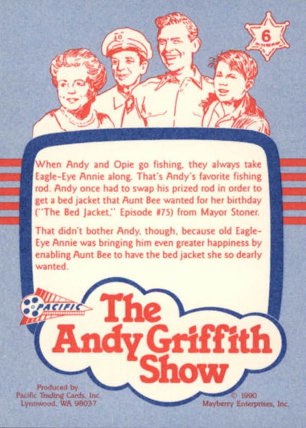 Andy Griffith Show Series One (1990 Pacific) "Main Set" Cards #1 to #110 - Picture 11 of 217