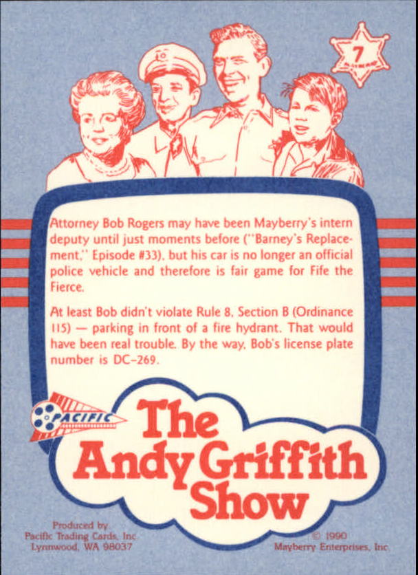 Andy Griffith Show Series One (1990 Pacific) "Main Set" Cards #1 to #110 - Picture 13 of 217