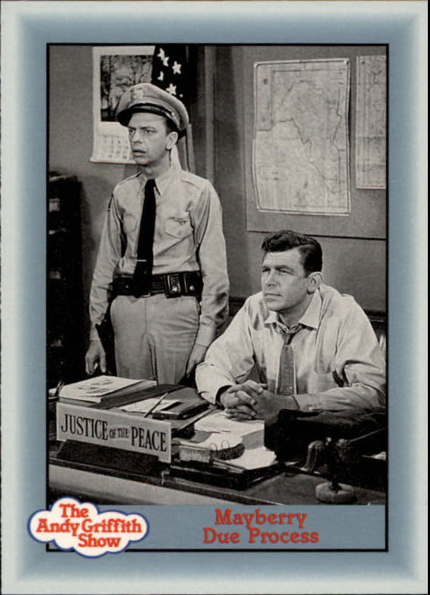 Andy Griffith Show Series One (1990 Pacific) "Main Set" Cards #1 to #110 - Picture 90 of 217