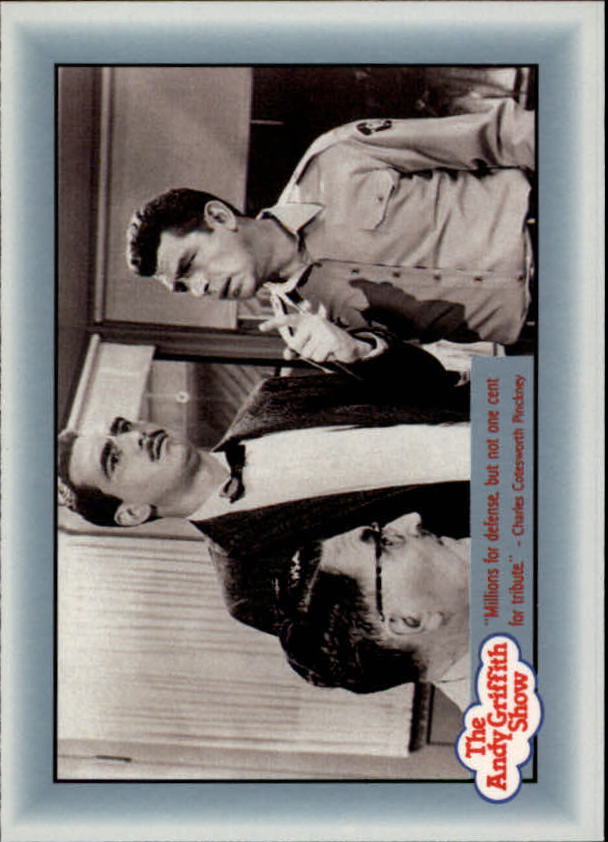 Andy Griffith Show Series One (1990 Pacific) "Main Set" Cards #1 to #110 - Picture 166 of 217