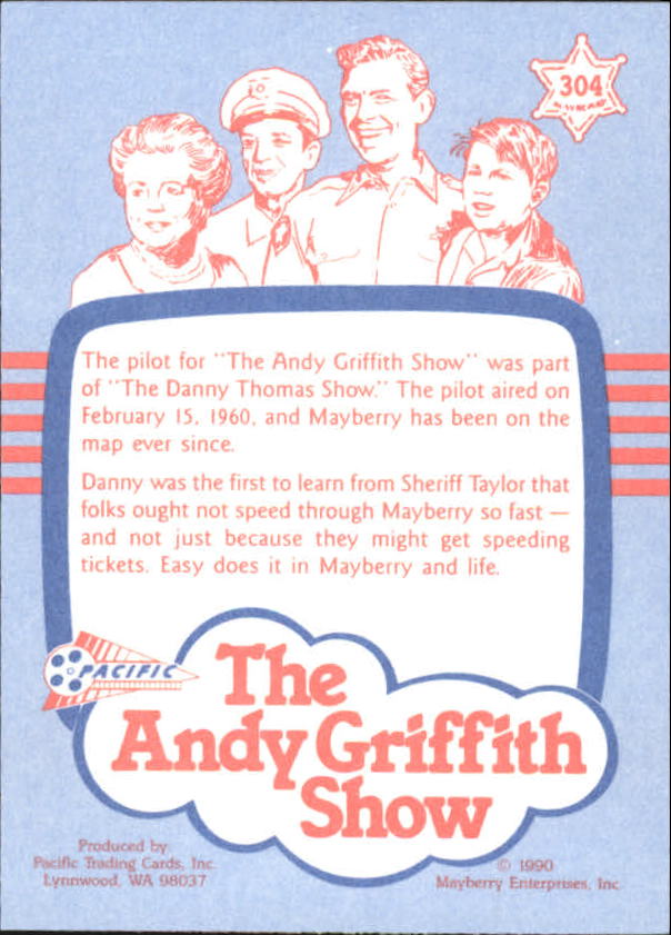 Andy Griffith Show Series Three (1991 Pacific) "Main Set" Cards #221 to #330