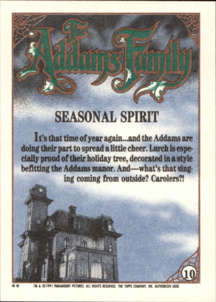 1991 Topps The Addams Family "Main Set" Base Cards