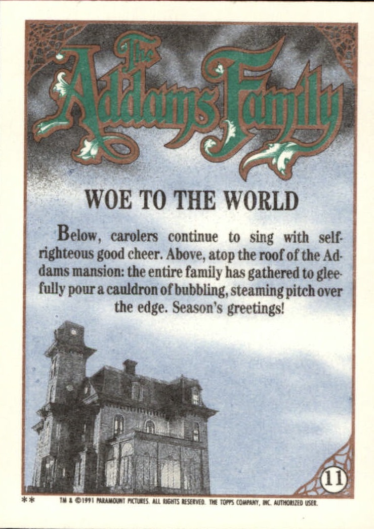 1991 Topps The Addams Family "Main Set" Base Cards