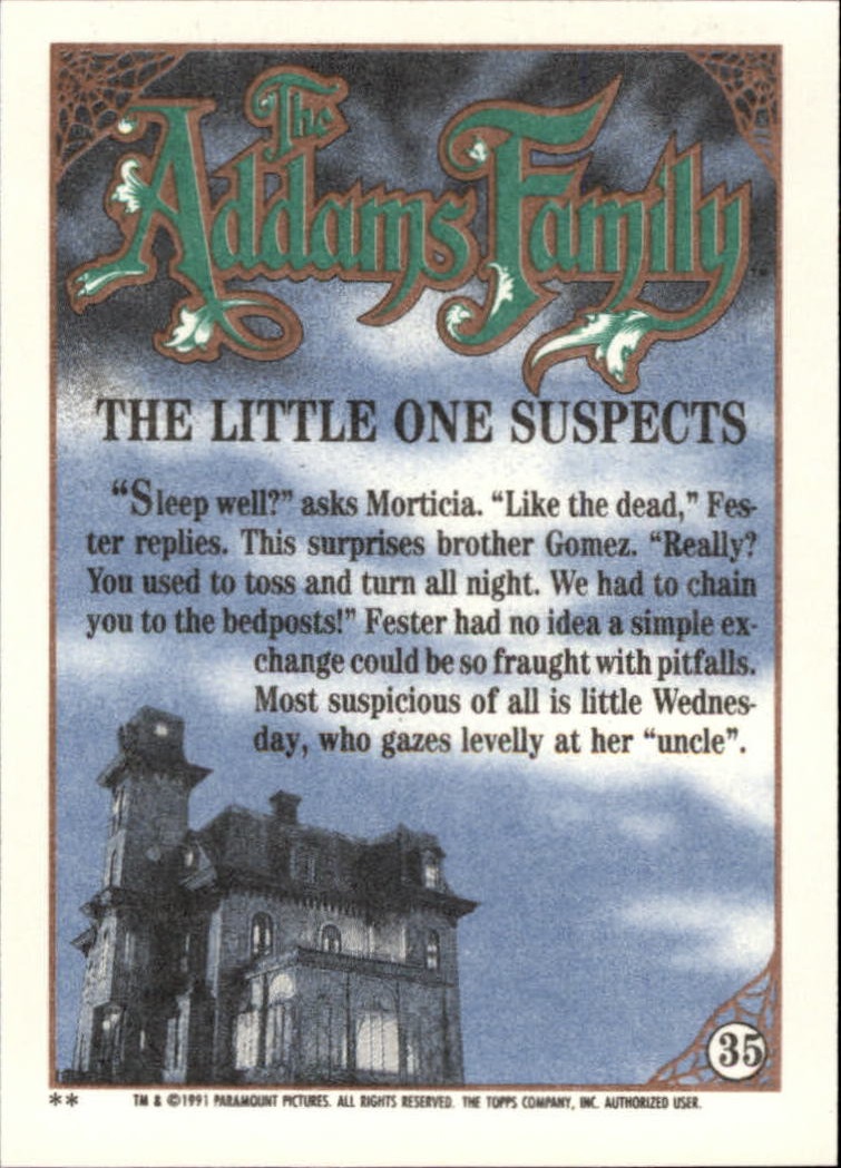 1991 Topps The Addams Family "Main Set" Base Cards