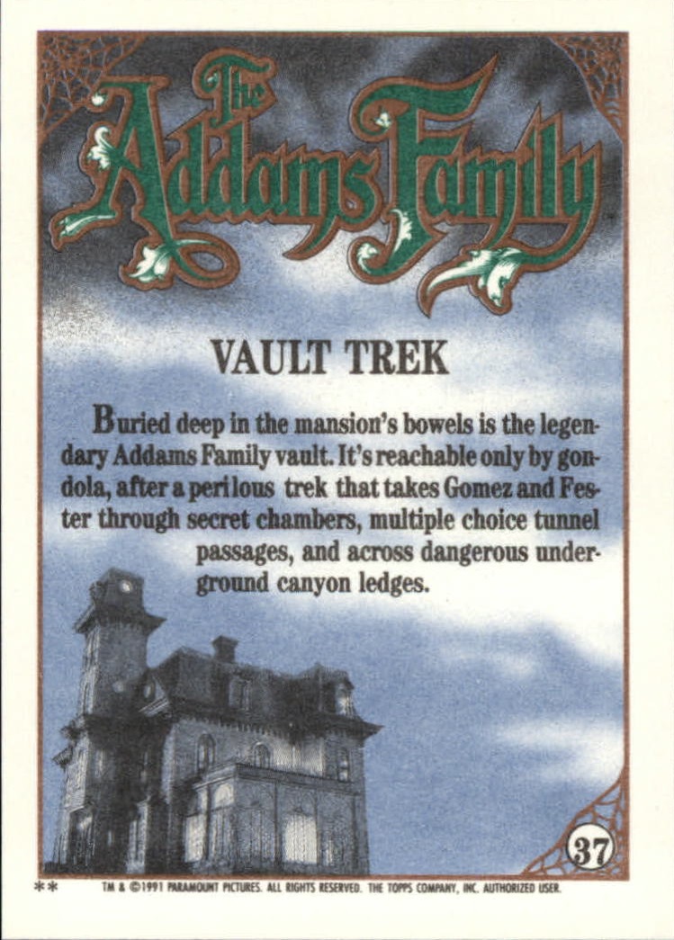 1991 Topps The Addams Family "Main Set" Base Cards