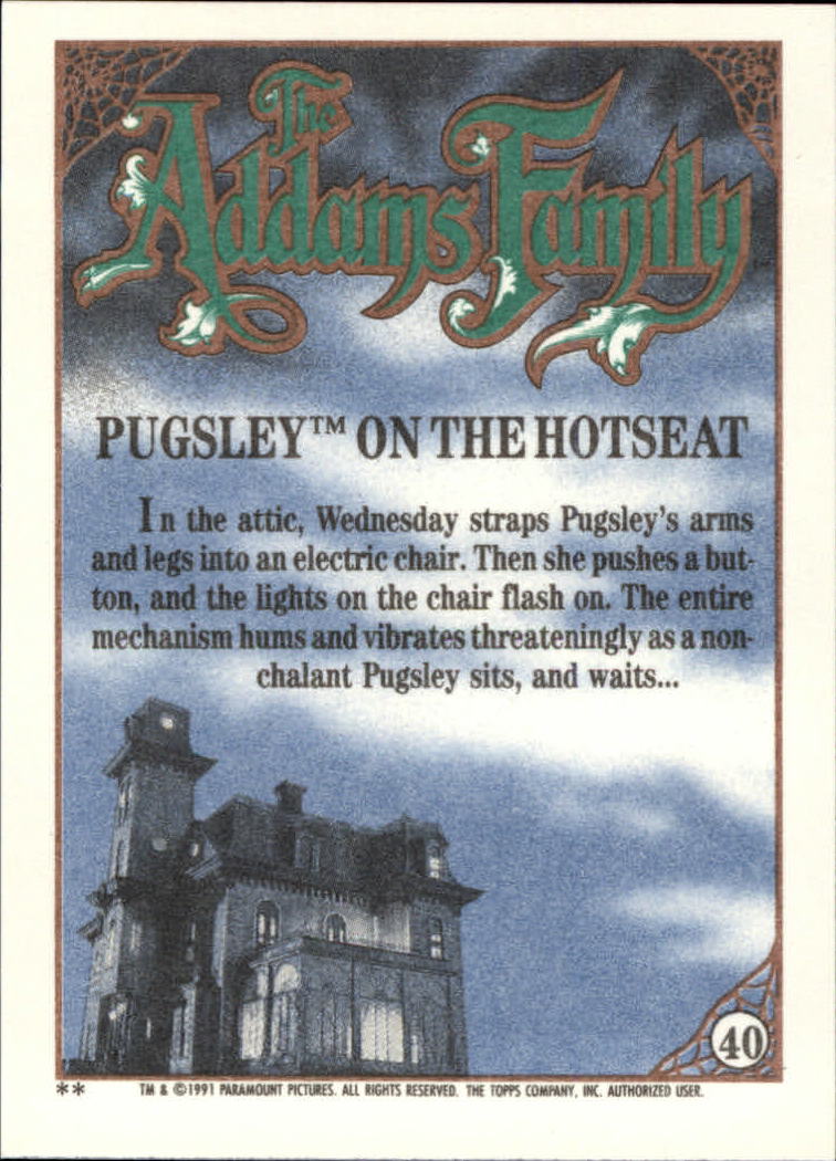 1991 Topps The Addams Family "Main Set" Base Cards