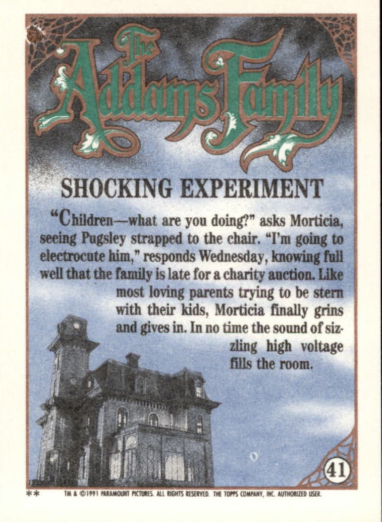 1991 Topps The Addams Family "Main Set" Base Cards