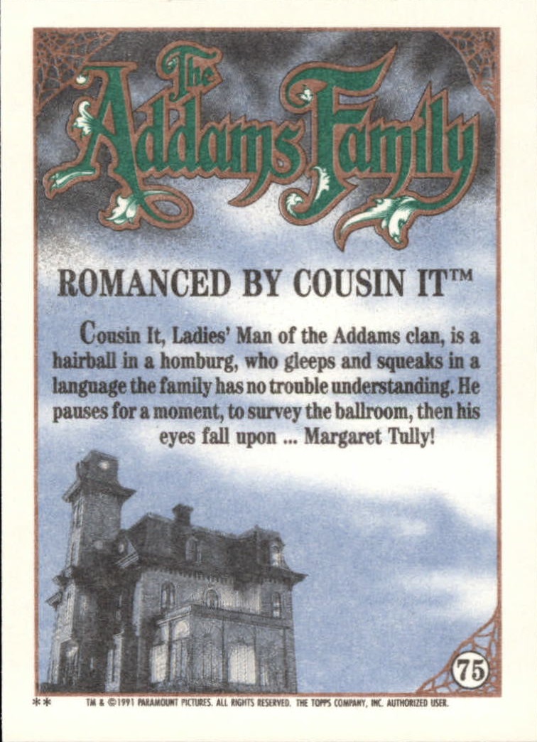 1991 Topps The Addams Family "Main Set" Base Cards