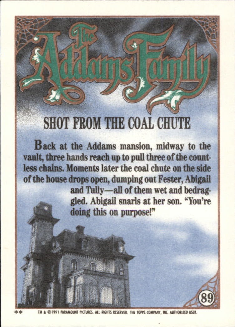 1991 Topps The Addams Family "Main Set" Base Cards