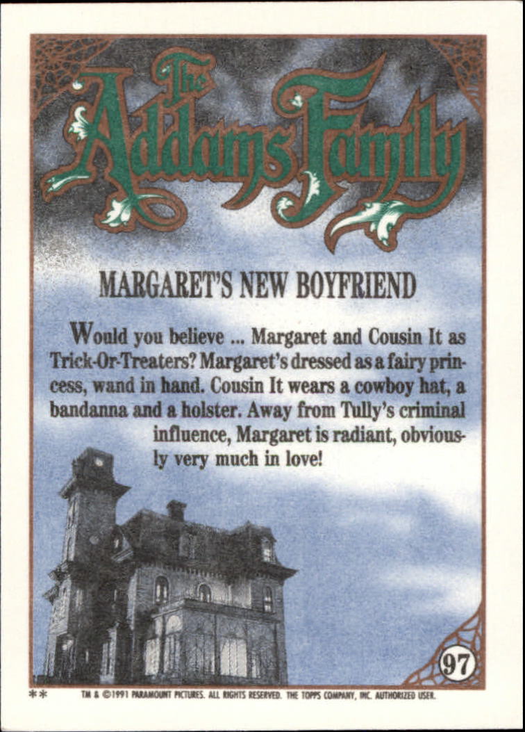 1991 Topps The Addams Family "Main Set" Base Cards