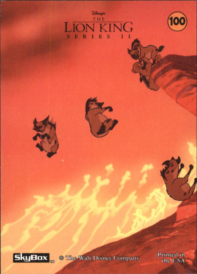 The Lion King (1994 Skybox) "Main Set" Cards #1 to #170 - Picture 199 of 339