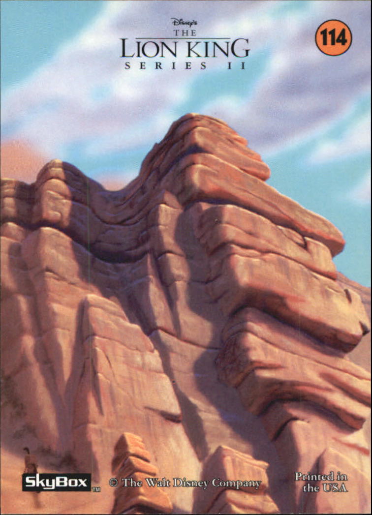 The Lion King (1994 Skybox) "Main Set" Cards #1 to #170 - Picture 227 of 339