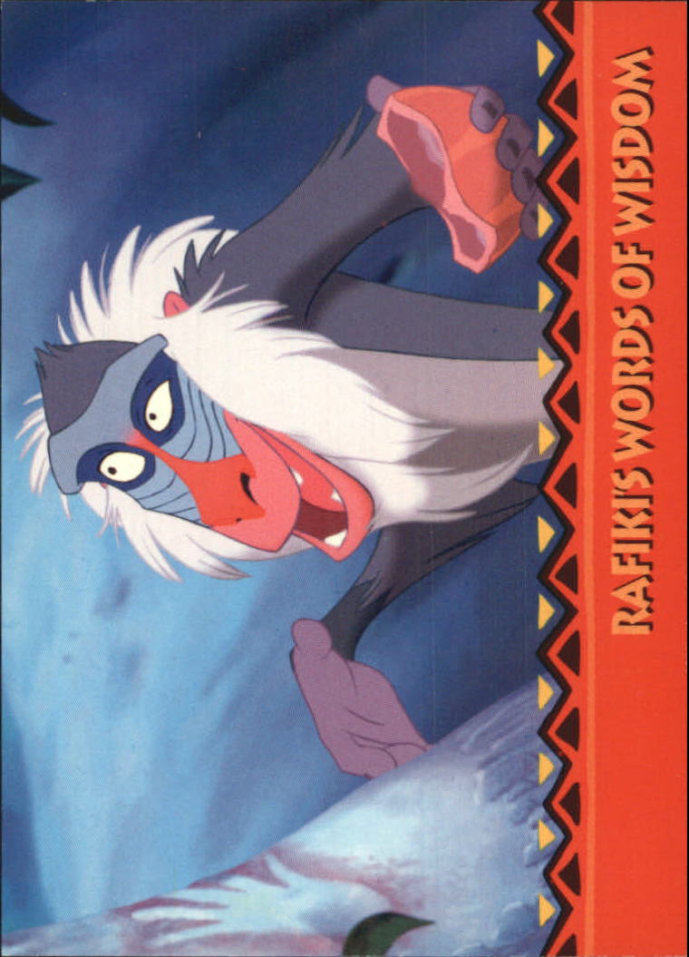 The Lion King (1994 Skybox) "Main Set" Cards #1 to #170 - Picture 326 of 339