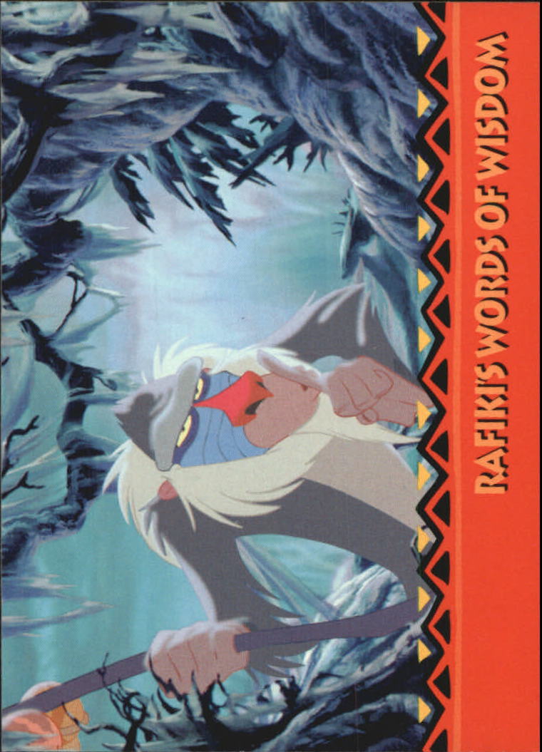The Lion King (1994 Skybox) "Main Set" Cards #1 to #170 - Picture 330 of 339
