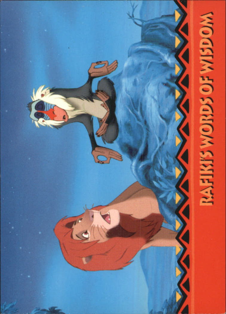 The Lion King (1994 Skybox) "Main Set" Cards #1 to #170 - Picture 334 of 339