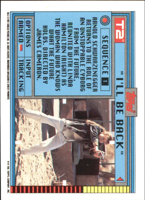 Terminator II Judgment Day (1991 Topps) "Main Set" Sticker Cards #1 to #44 - Picture 3 of 89