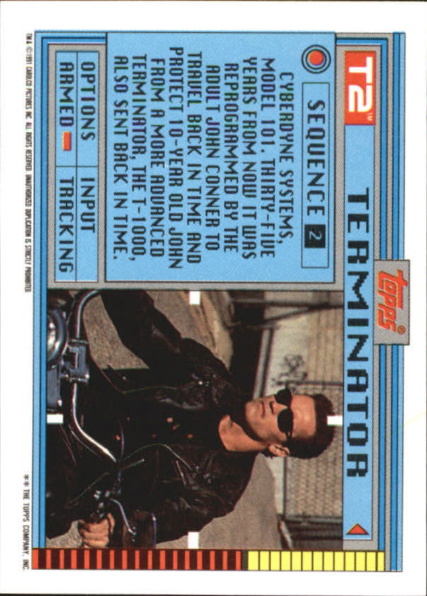 Terminator II Judgment Day (1991 Topps) "Main Set" Sticker Cards #1 to #44 - Picture 5 of 89