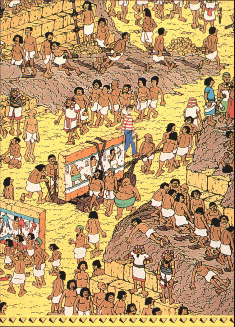 1991 Mattel Where's Waldo? #6 to the west-the goal is where your eyes