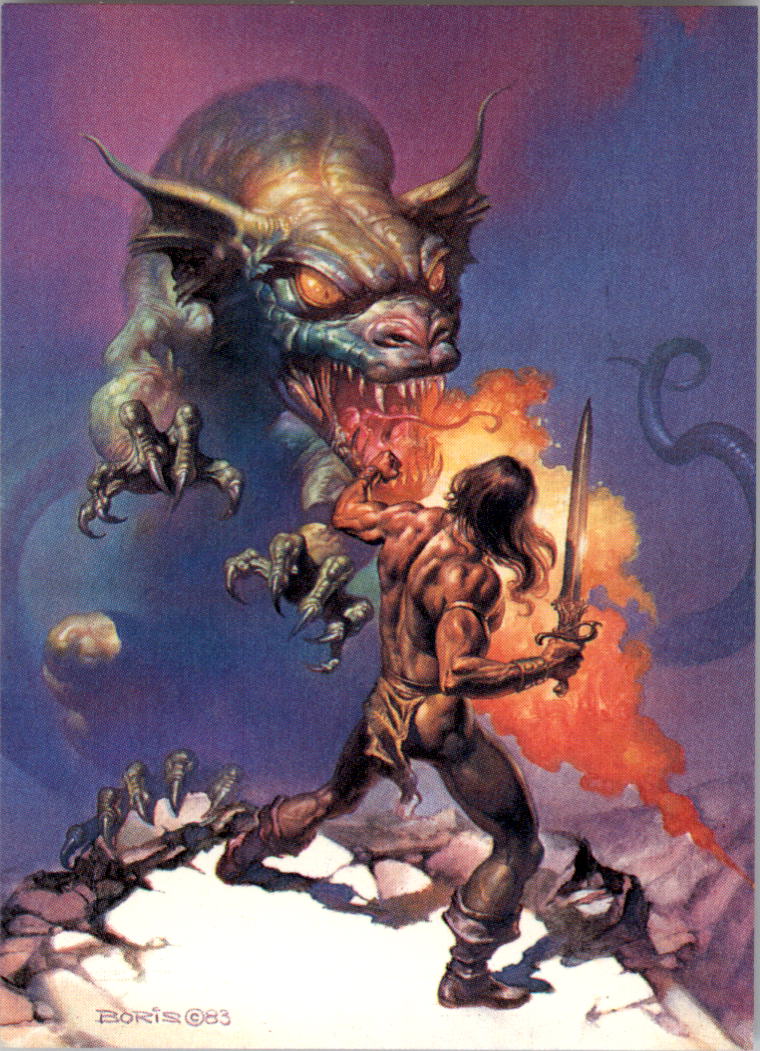 Boris Vallejo (1991 Comic Images) "Main Set" Cards #1 to #90