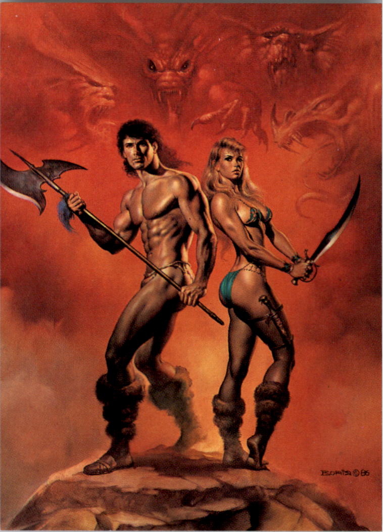 Boris Vallejo (1991 Comic Images) "Main Set" Cards #1 to #90