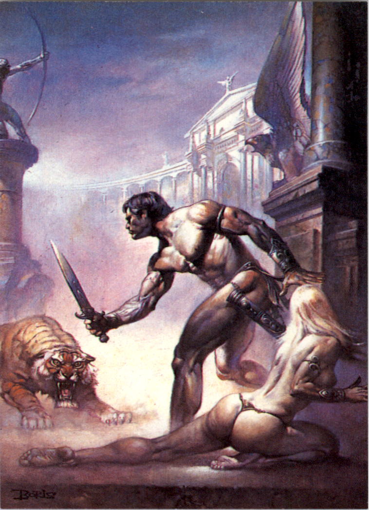 Boris Vallejo (1991 Comic Images) "Main Set" Cards #1 to #90