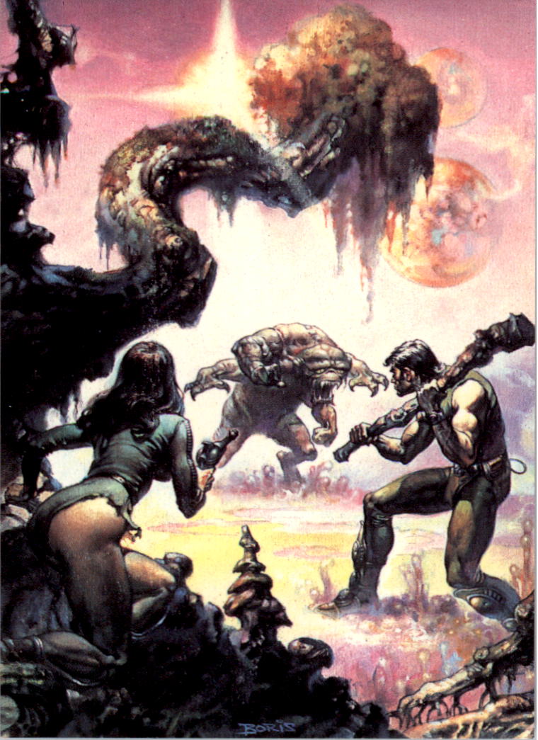 Boris Vallejo (1991 Comic Images) "Main Set" Cards #1 to #90