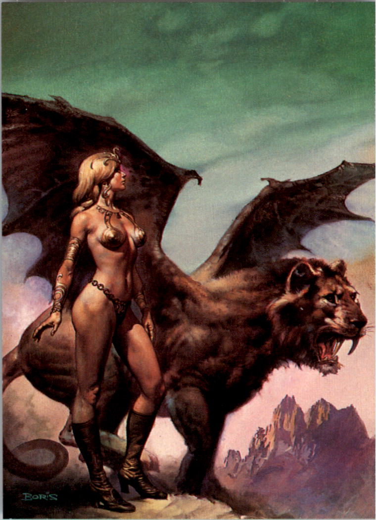 Boris Vallejo (1991 Comic Images) "Main Set" Cards #1 to #90