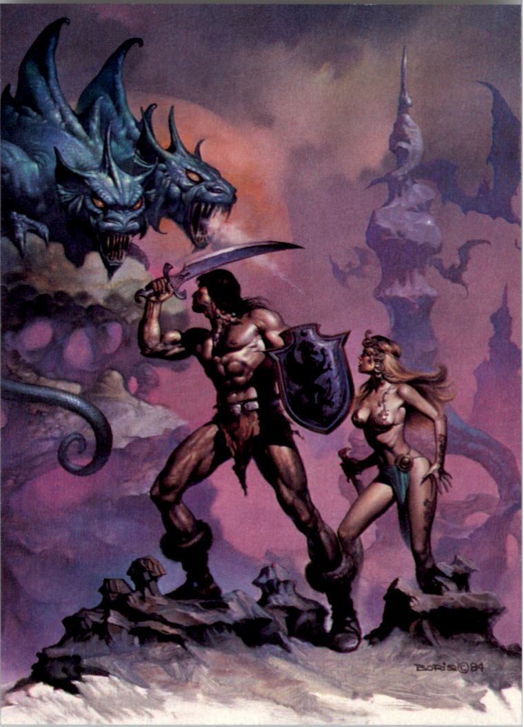 Boris Vallejo (1991 Comic Images) "Main Set" Cards #1 to #90