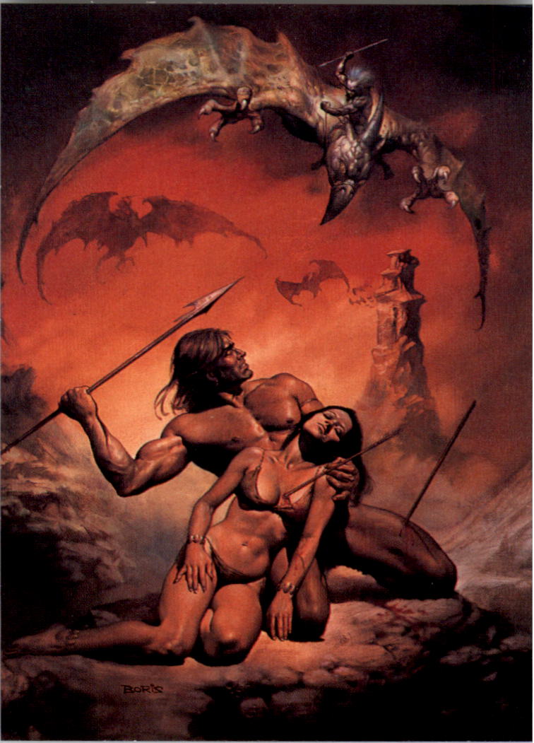 Boris Vallejo (1991 Comic Images) "Main Set" Cards #1 to #90