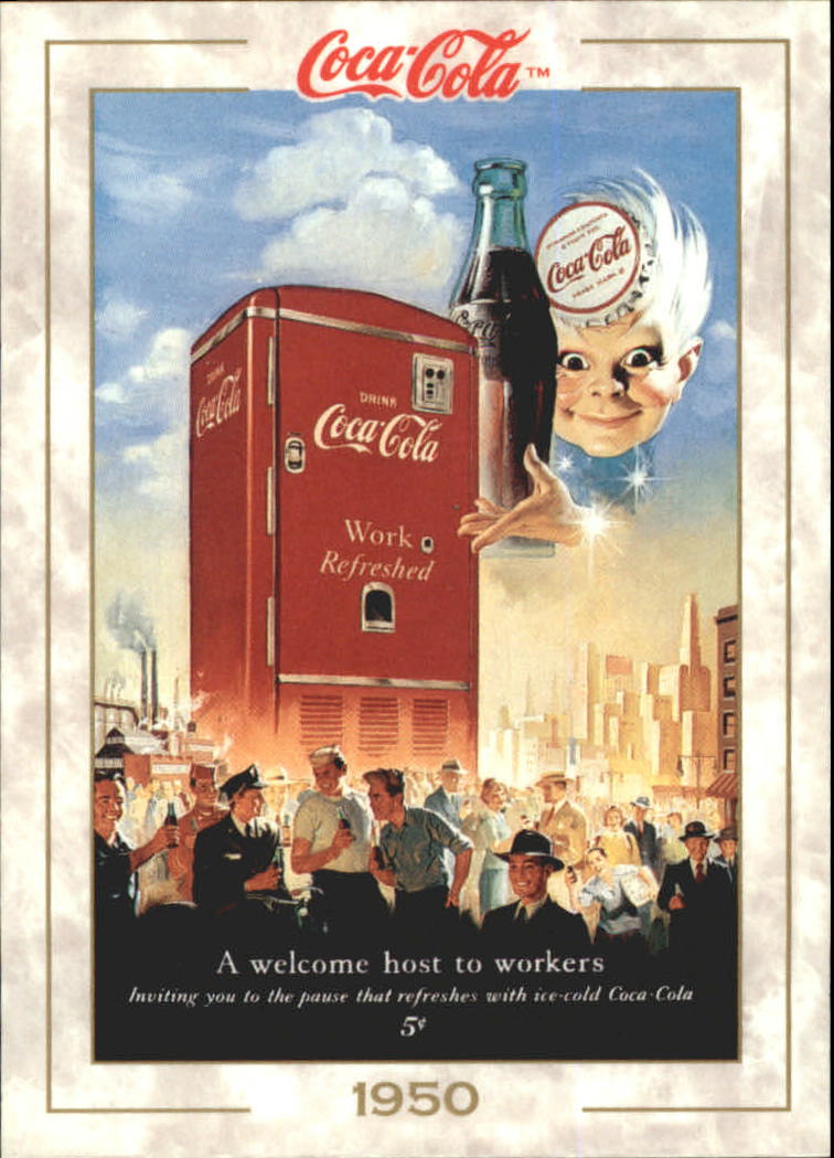 1993 Coca-Cola #55 A Welcome Host to Workers - NM-MT