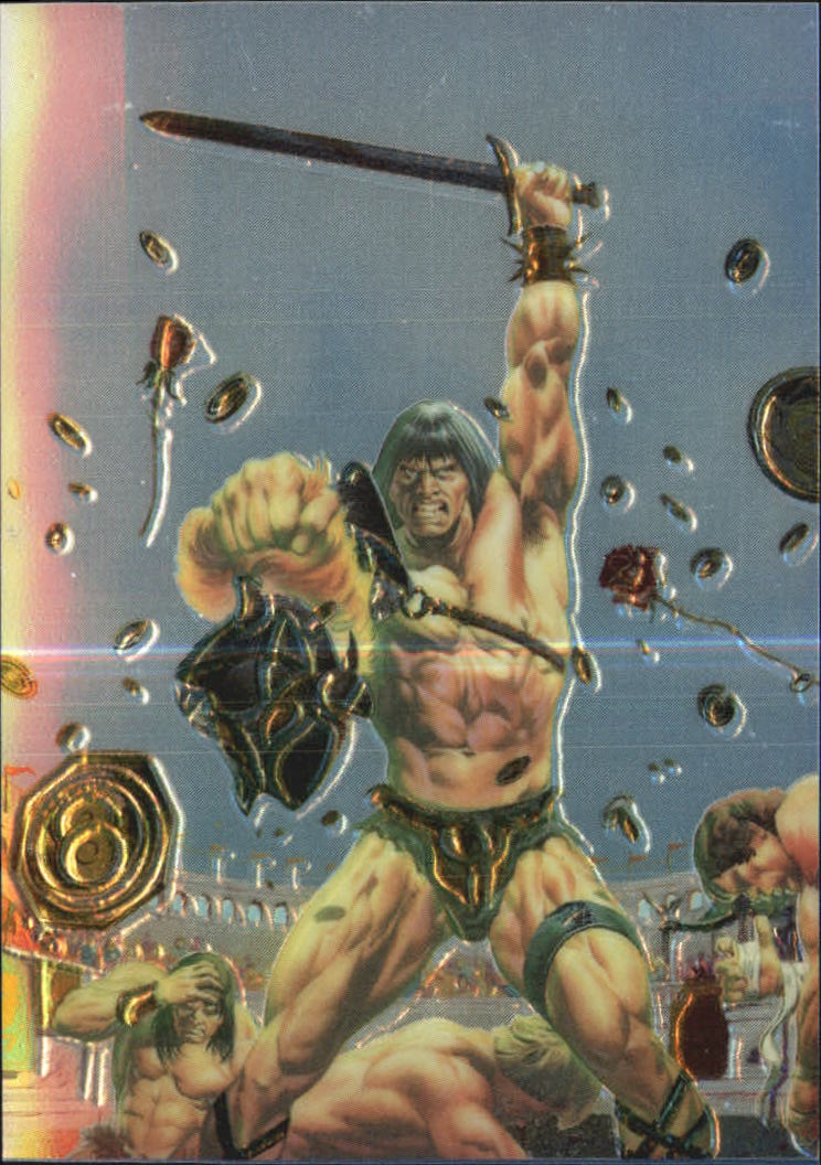 Conan (1993 Comic Images) All-Chromium "Base and Insert" Cards