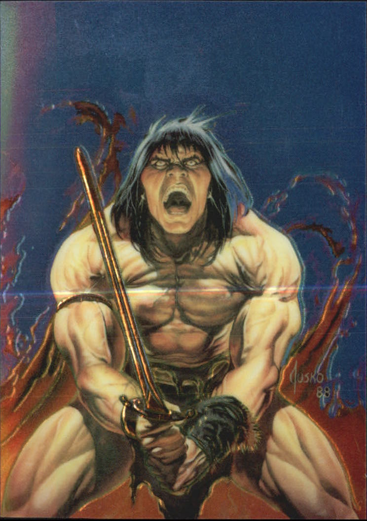 Conan (1993 Comic Images) All-Chromium "Base and Insert" Cards