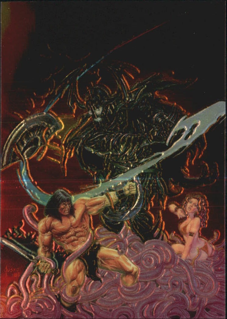 Conan (1993 Comic Images) All-Chromium "Base and Insert" Cards