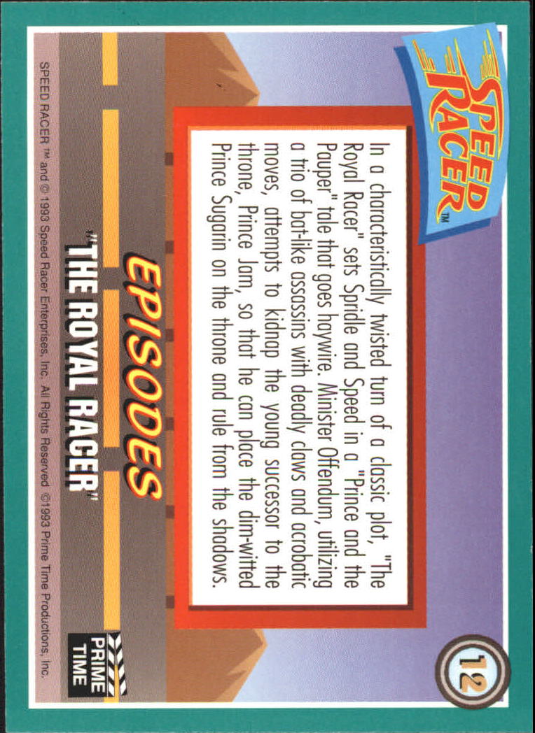Speed Racer (1993 Prime Time) "Main Set" Base Cards #1 to #55 - Picture 25 of 111