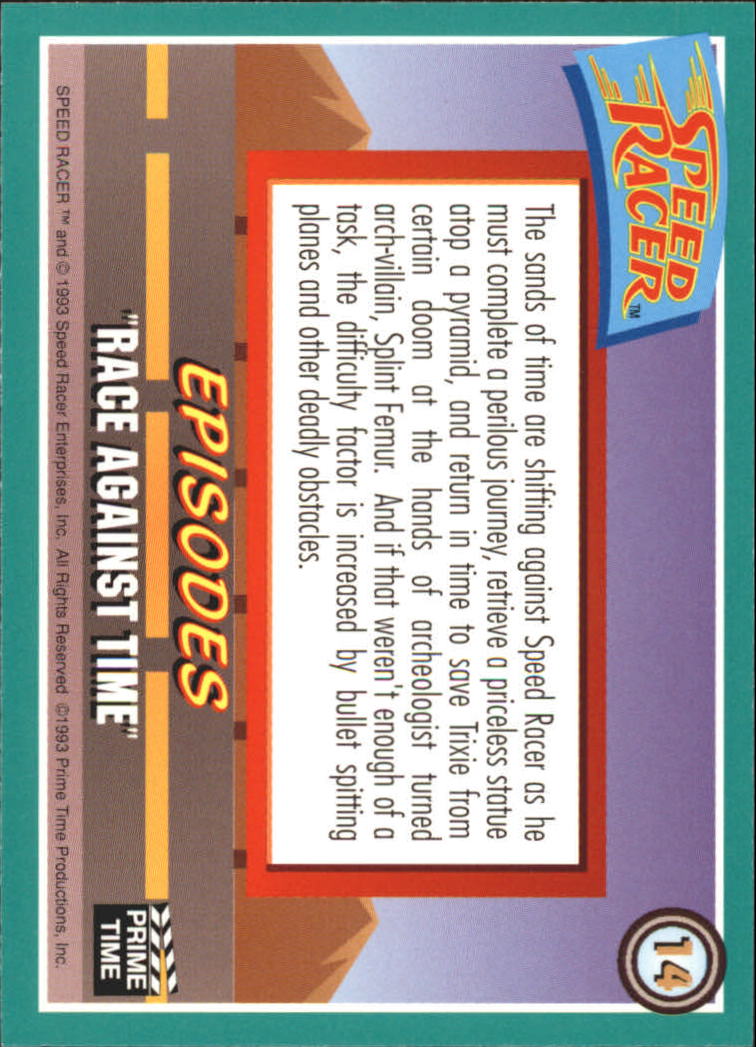 Speed Racer (1993 Prime Time) "Main Set" Base Cards #1 to #55 - Picture 29 of 111