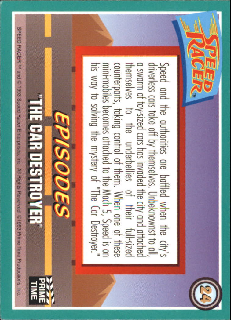 Speed Racer (1993 Prime Time) "Main Set" Base Cards #1 to #55 - Picture 49 of 111