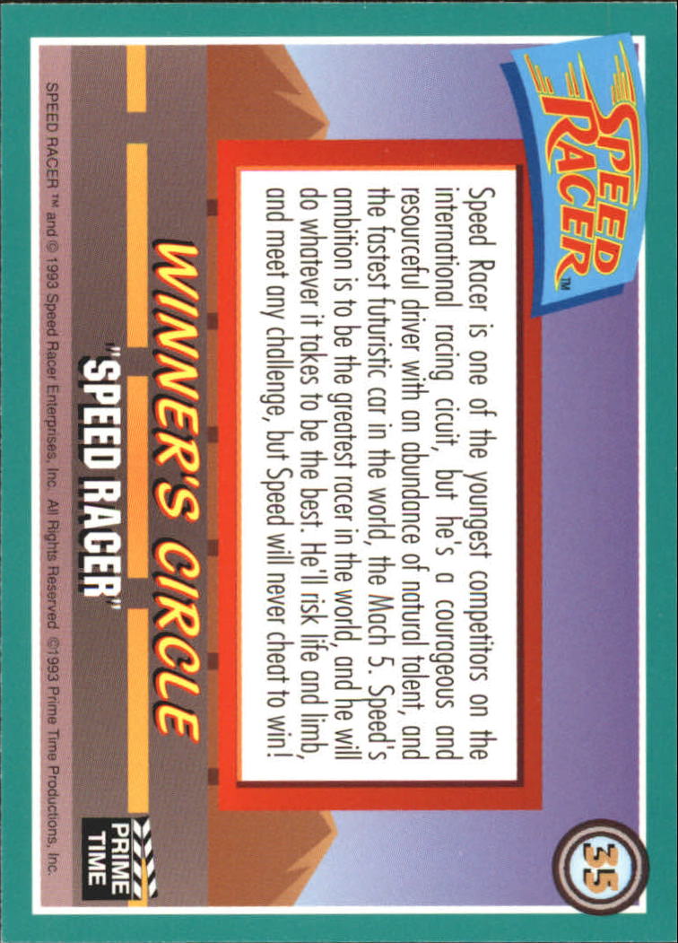 Speed Racer (1993 Prime Time) "Main Set" Base Cards #1 to #55 - Picture 71 of 111
