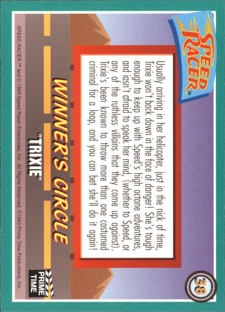 Speed Racer (1993 Prime Time) "Main Set" Base Cards #1 to #55 - Picture 77 of 111