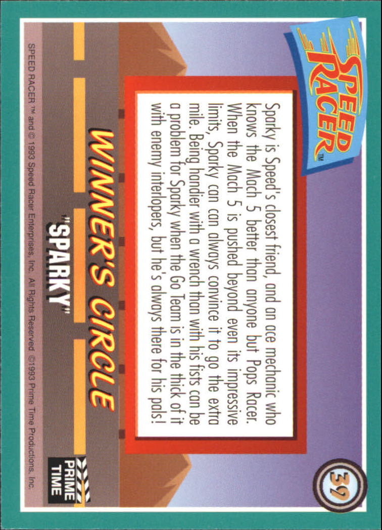 Speed Racer (1993 Prime Time) "Main Set" Base Cards #1 to #55 - Picture 79 of 111