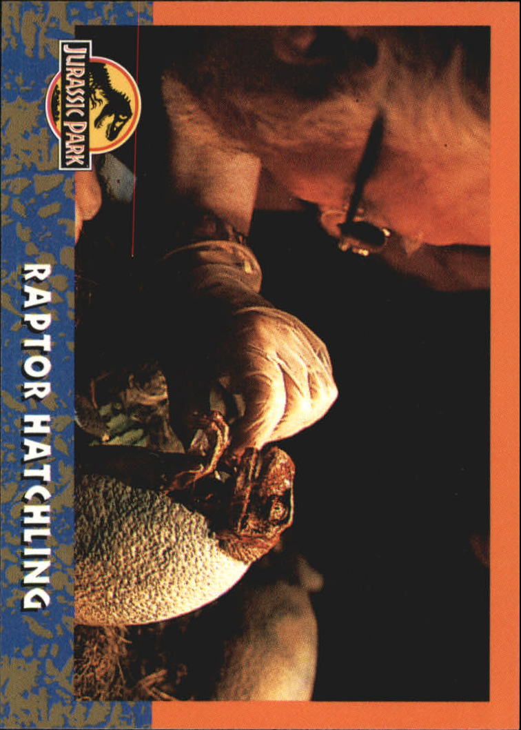 1993 Topps Jurassic Park 27 Raptor Hatchling Nm Mt