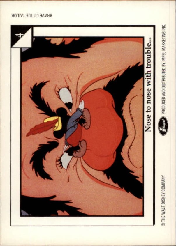 1991 Impel Disney Series One #4 Oh Boy back image