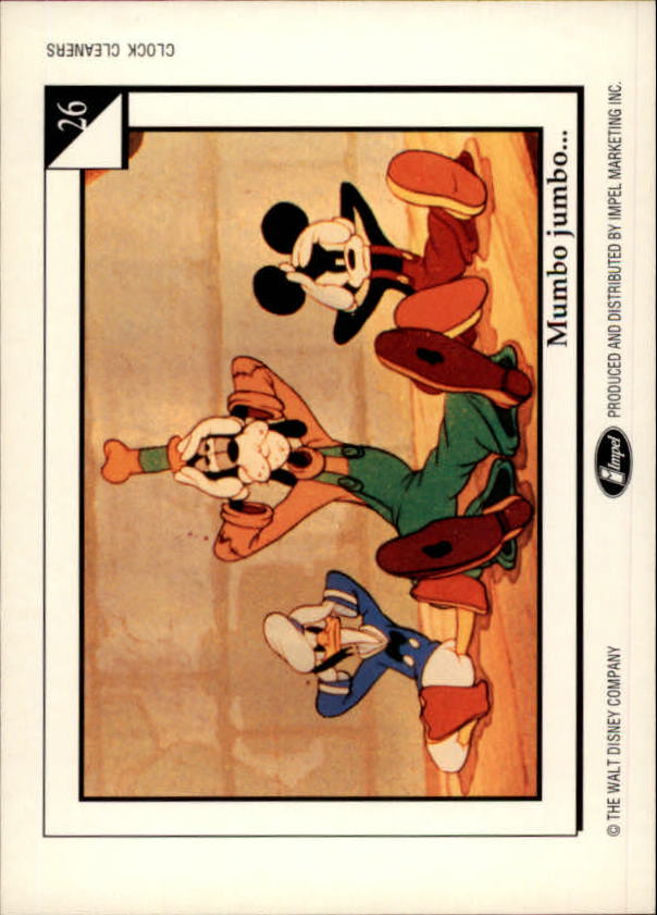 1991 Impel Disney Series One #26 Making a Clean Sweep back image