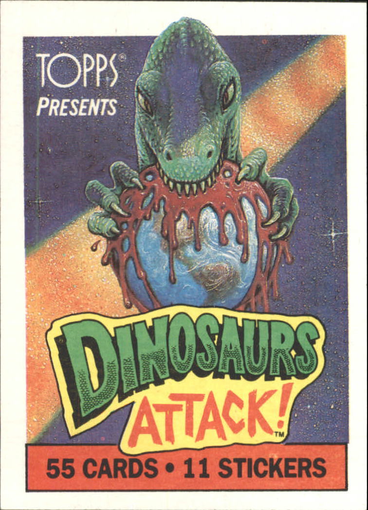 Dinosaurs Attack (1988 Topps) "Main Set and Sticker" Cards