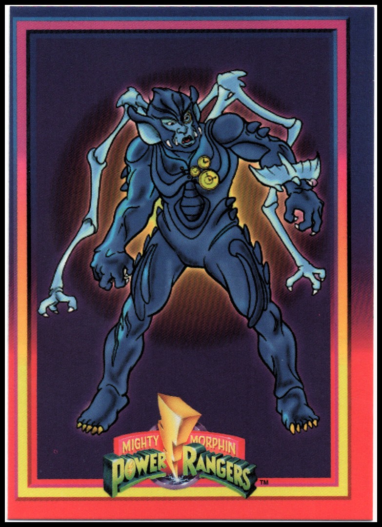 Power Rangers Series One (1994 Collect-A-Card) "Main Set" Cards #1 to #72 - Picture 104 of 145