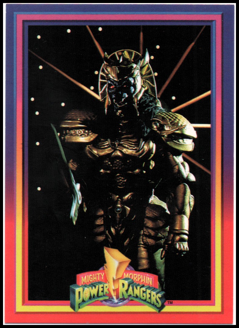 Power Rangers Series One (1994 Collect-A-Card) "Main Set" Cards #1 to #72 - Picture 112 of 145