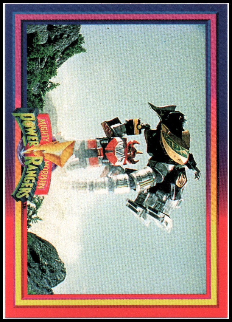 Power Rangers Series One (1994 Collect-A-Card) "Main Set" Cards #1 to #72 - Picture 122 of 145