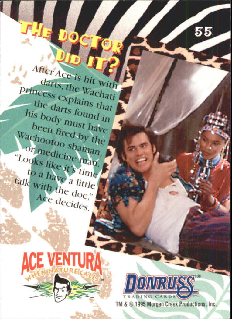 1995 Ace Ventura When Nature Calls #55 The Doctor Did It ...