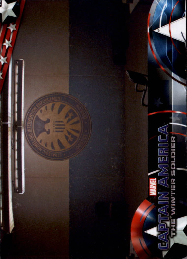 2014 Upper Deck Captain America The Winter Soldier #48 Steve Rogers and Natasha Romanoff's quest to disvo