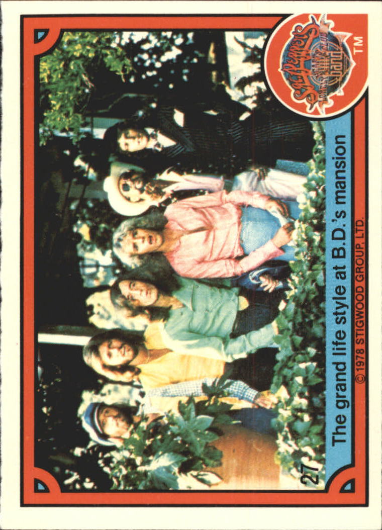 1978 Donruss Sgt. Pepper's Lonely Hearts Club Band #27 The grand life style at B.D.'s mansion back image