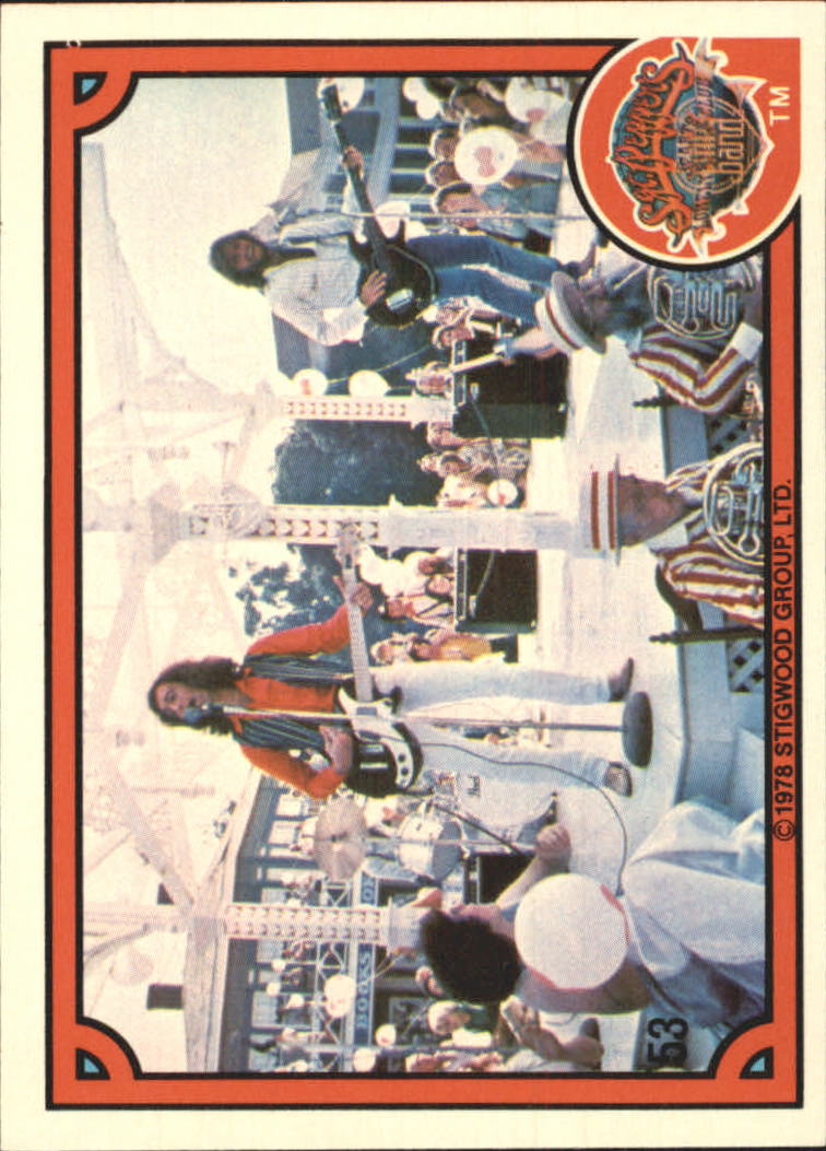 1978 Donruss Sgt. Pepper's Lonely Hearts Club Band #53 (Stage scene) back image